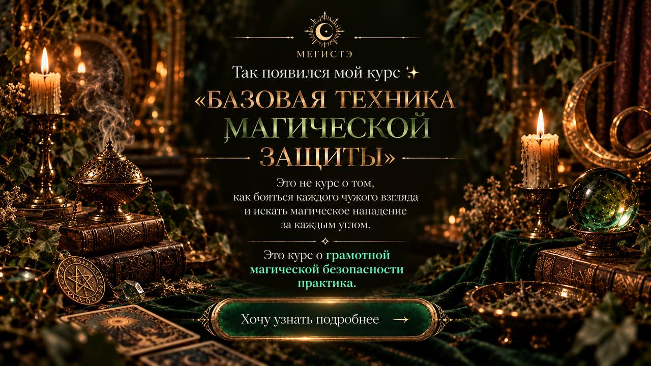 Курс «Базовая техника Магической защиты»